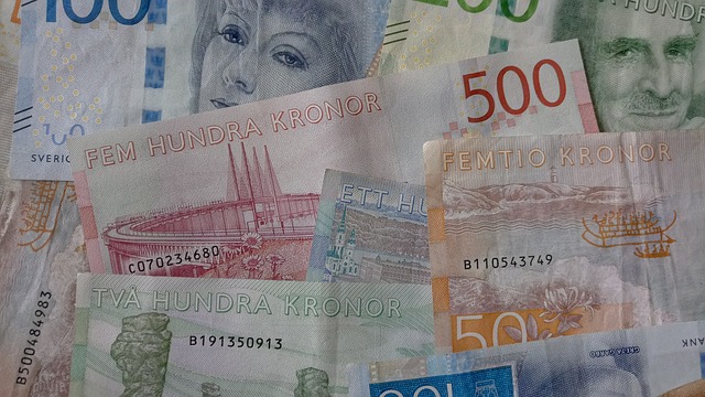 švédské koruny